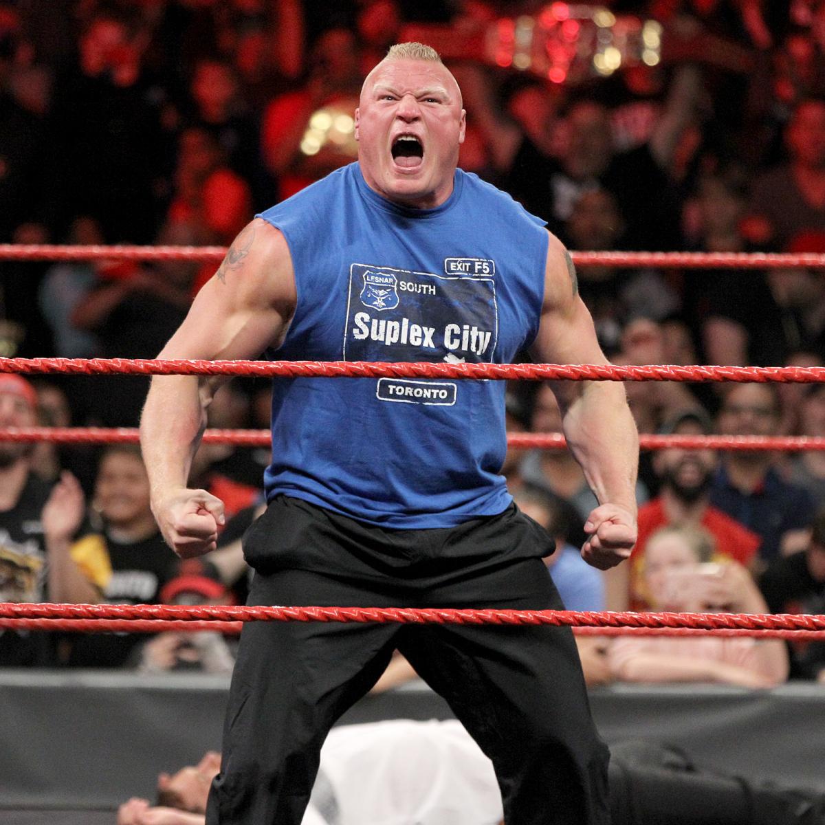 المصارع المدمر يصبح صديقاً للوحش " بروك ليسنر "