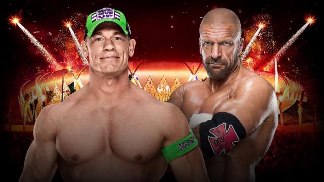 رويال رامبل السعودية : جون سينا يلقن تريبل إتش درساً قاسياً