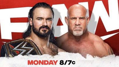 احداث نارية فى عرض الرو الاخير قبل رويال رامبل 2021