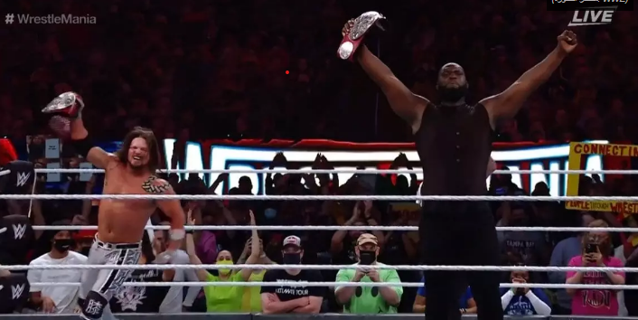 نتائج عرض راسلمينيا 37 الليلة الاولى لبطولة زوجى الرو