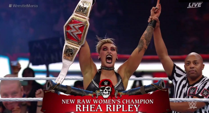 نتائج عرض راسلمينيا 37 الليلة الثانية لبطولة سيدات الرو