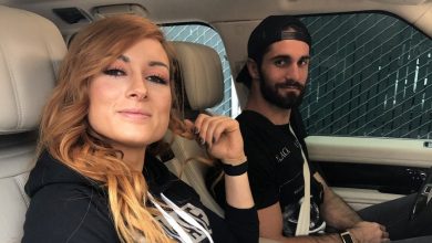 مشاركة خاصة من سيث رولينز لخطيبته بيكى لينش