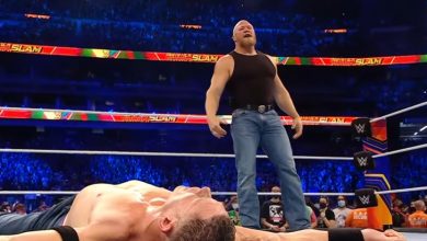 اقوى لقطات لهجوم بروك ليسنر على جون سينا فى سمر سلام 2021