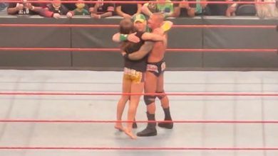 شاهد اتحاد جوم سينا مع الافعى راندى اورتن بعد عرض الرو الاخير