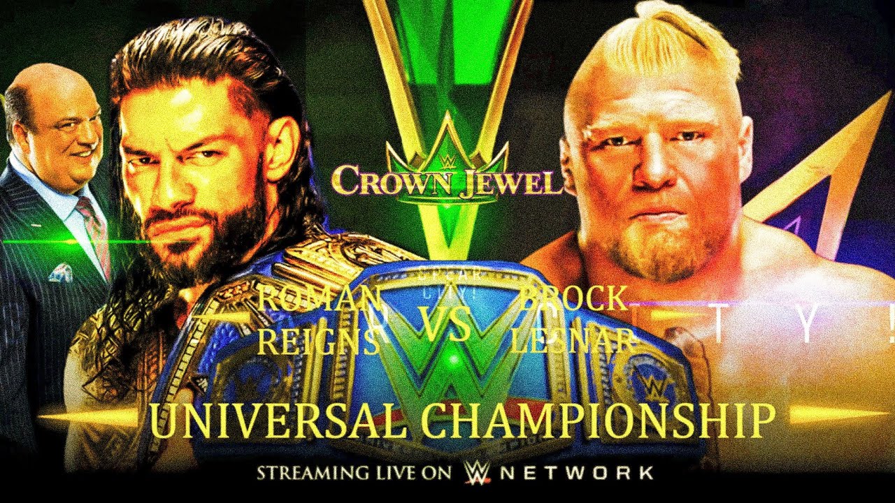 رسميا رومان رينز سيواجه بروك ليسنر فى عرض جوهرة التاج 2021