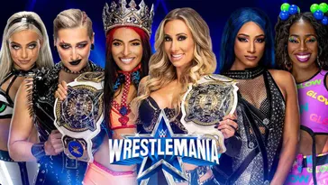 نتائج عرض راسلمينيا 38 WrestleMania الليلة الثانية بطولة الزوجى للسيدات