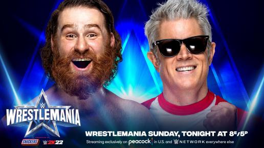 نتائج عرض راسلمينيا 38 WrestleMania الليلة الثانية مواجهة تصفيت حسابات