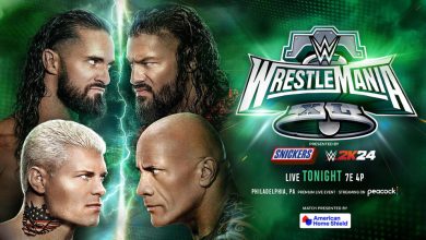 نتائج عرض راسلمينيا 40 WrestleMania الليلة الأولى أحداث كاملة