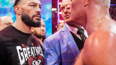 رسميا كودى رودز ورومان رينز فى مواجهة ذا بلودلاين بعرض باد بلود 2024