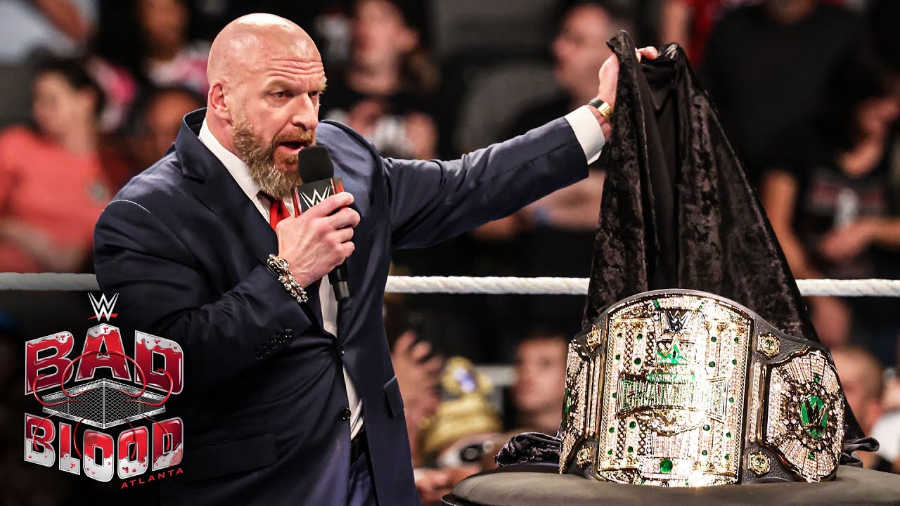 تريبل إتش يكشف عن أهم الألقاب الخاصة بعرض كروان جول 2024