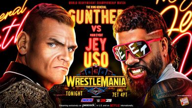 التحديث الأخير لقائمة مواجهات عرض راسلمينيا 41 الليلة الأولى قبل البث المباشر