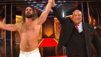 خيانة بول هيمان تتسبب فى هزيمة رومان رينز وسى إم بانك فى راسلمينيا 41