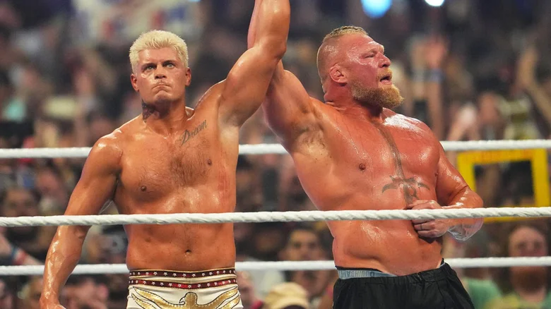 هل سيشارك بروك ليسنر فى راسلمينيا 41 بعد إشارة كودى رودس له سماك داون ؟