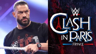 رسميا رومان رينز فى كلاش إن باريس 2025 بجانب مجموعة كبيرة