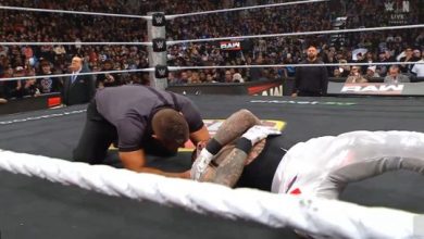 قلق خلف الكواليس بعد إصابة ري ميستريو في عرض الرو الأخير قبل الرويال رامبل 2026