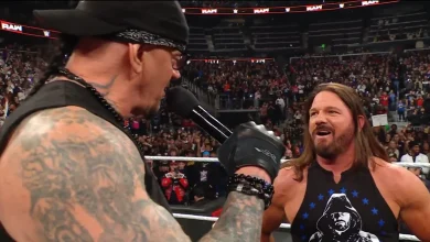 أندرتيكر يفاجئ أي جاي ستايلز بقرار تاريخي فى عرض الرو الأخير