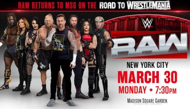 نجوم مفاجئة في كواليس عرض الرو داخل ماديسون سكوير جاردن قبل راسلمينيا 42