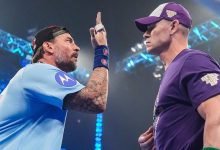 جون سيينا يتفاعل مع فوز كم بيكونك بلقب WWE العالمي